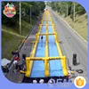 1000Ft Commercial Quality Two Lanes Single PVC Flooring Inflatable Slip N Slide With Pool
