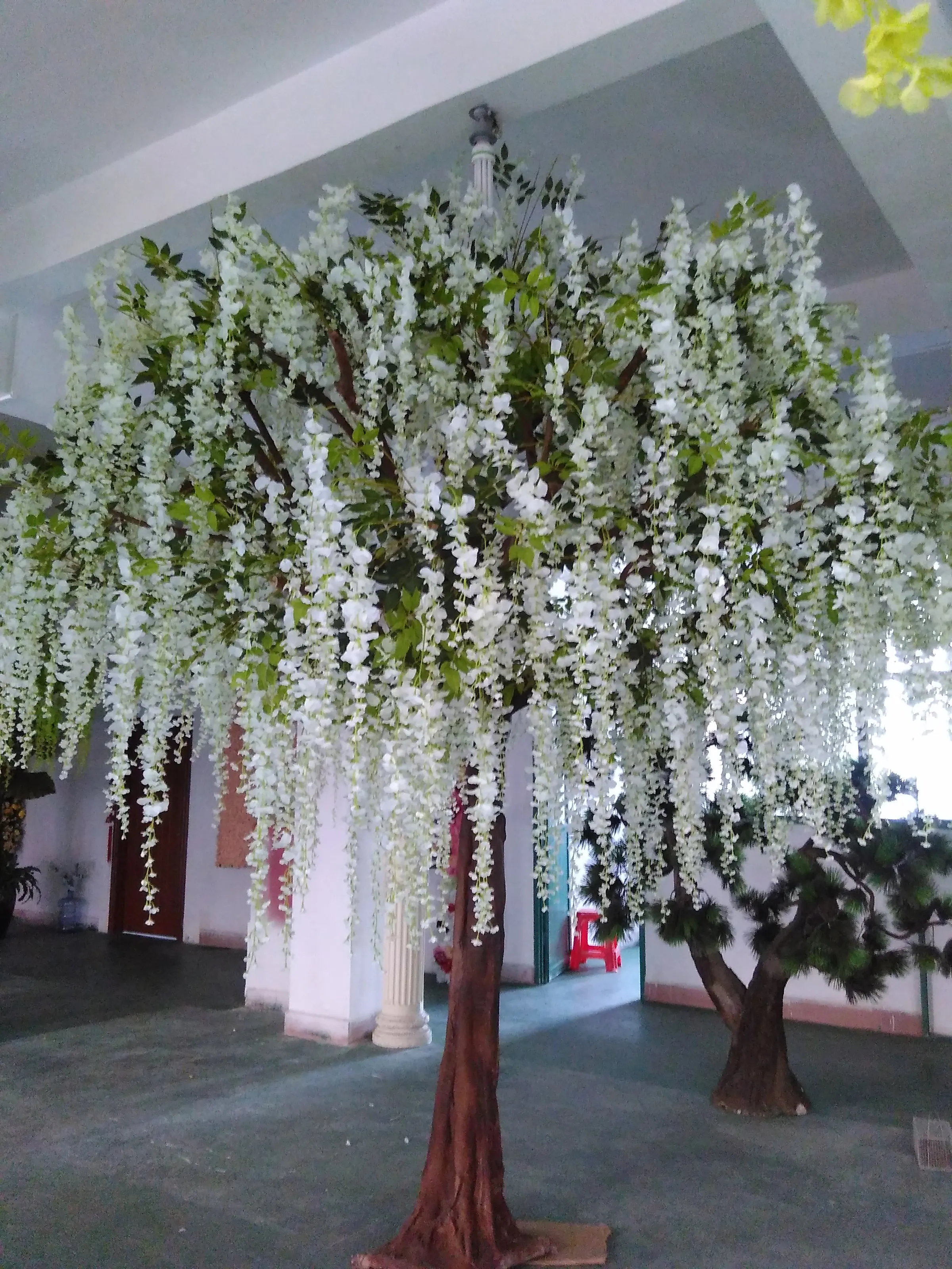 Stws03 Artificial Wisteria Blossom Tree Wedding Decor Danging Flower