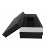 New Gift Black Box Simple Practical Paper Small Box With Insert Pad Gift Box To Friend