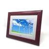 hot!! wood frame 7 inch digital photo frame with internet management bluetooth wifi digital photo frame