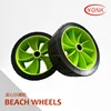 high quality Y05017 10" PU foam rubber wheels Beach solid Wheel for beach cart
