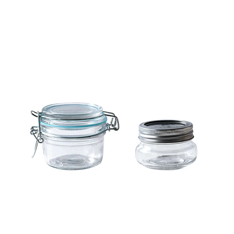 Clear Glass Jar 1 5oz 3oz 5oz 6oz 10oz Honey Jars Gold Silver Lid Hold clear-glass-jar-1-5oz-3oz-5oz-6oz-10oz-honey-jars-gold-silver-lid-hold