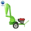 Electric Motor Maize straw Grinding Hammer Mill With Cyclone