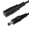 Female 5.5 x 2.1 mm DC Power Plug Cable Adaptors Solder Terminals Black+Red