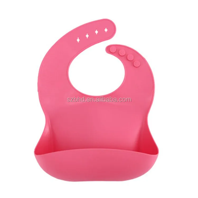 Soft Cute And BPA Free baby silicone bib.jpg