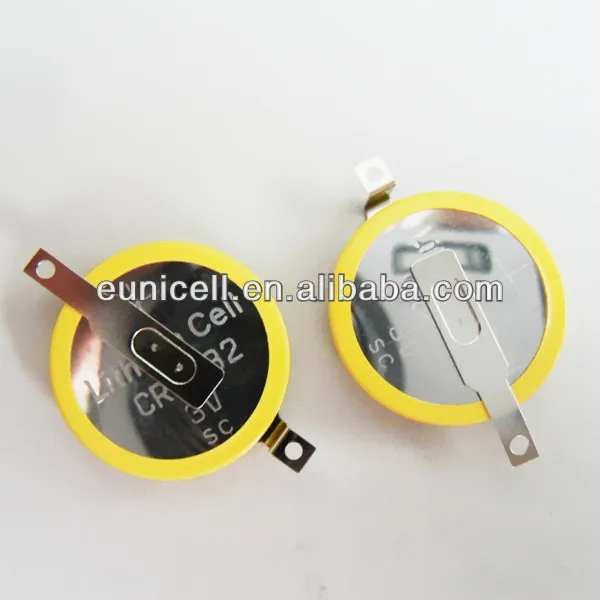 lithium battery 3v cr2032 with solder tabs GS CMOS CR2032 EAST(SHENZHEN)TECHNOLOGY CO., LTD