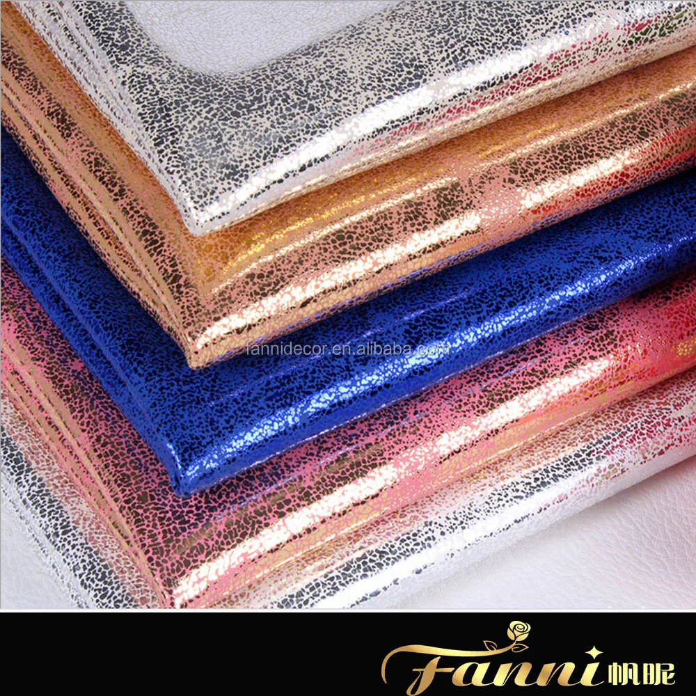 Glitter Shoe Leather Fabric Fashion Wholesale Shiny Glitter Leather For