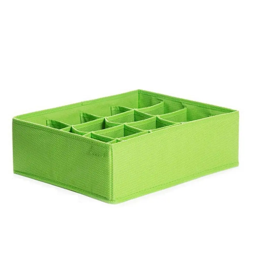 Kaxima Charcoal antibacterial, bra socks sorting box, underwear storage box, 16 grid, storage box, 38.5x30x12cm