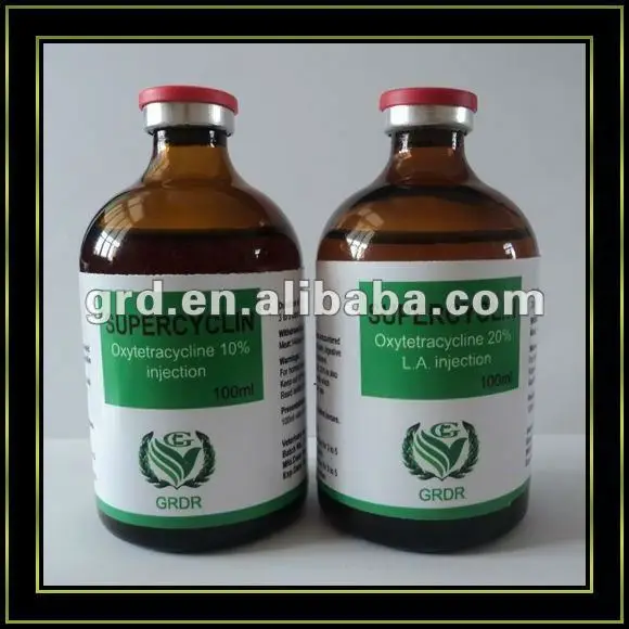 Antibiotic Veterinary Medicine 5% 10% 20% Oxytetracycline HCL Injectable Solution