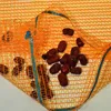 45*75cm Orange Russia PE Knitted plastic raschel leno mesh packing bags for Agriculture fruit vegetable onion garlic cabbage