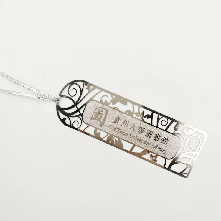 Custom Wholesale Laser Cut Metal Bookmarks For Books Buy Custom Zinc