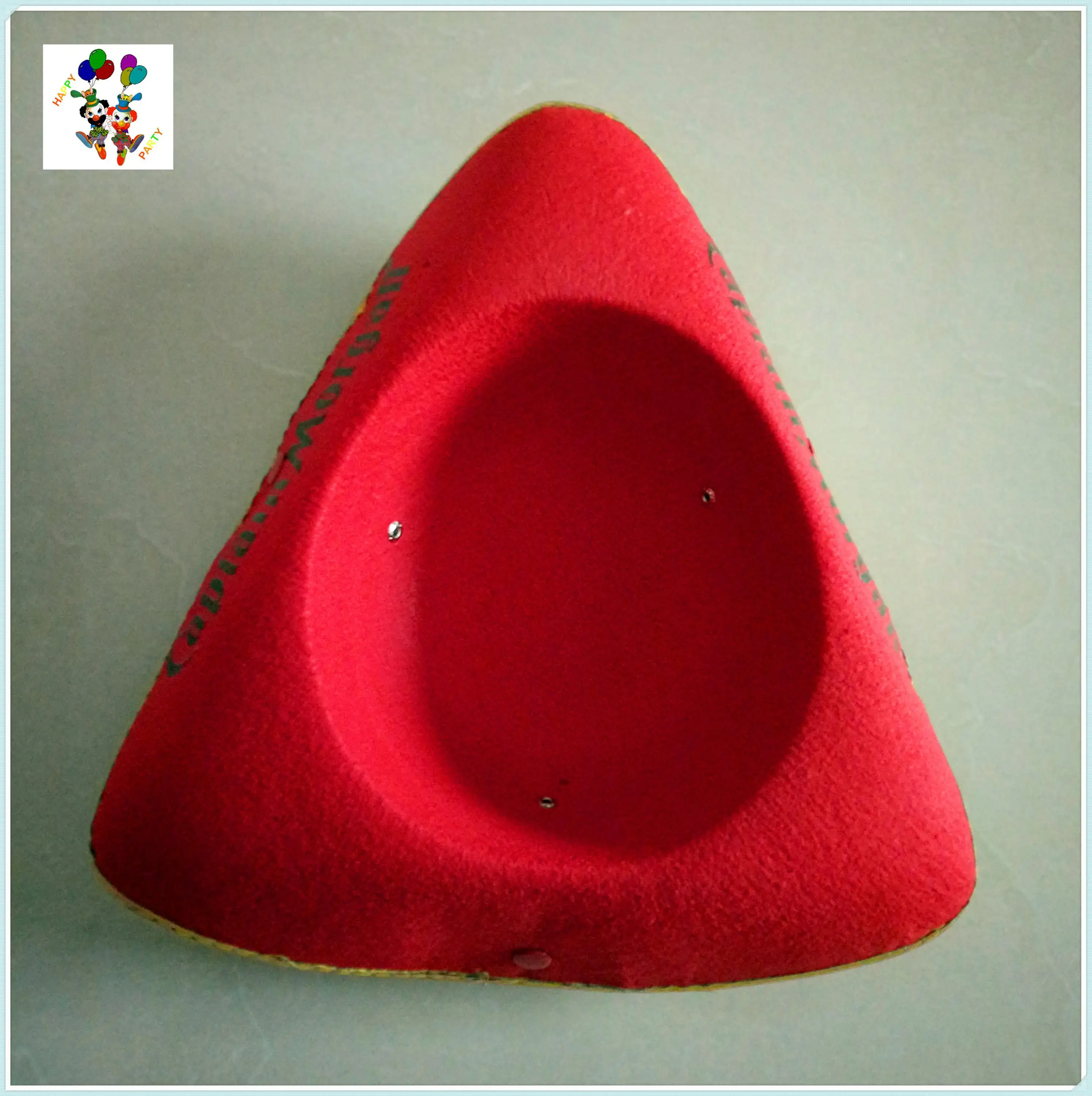 red tricorn hat