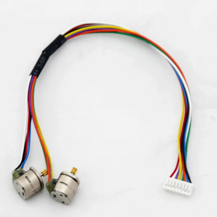 NEW A set of two motors Two-phase four-wire 8MM micro stepper motor 2016 Hot 