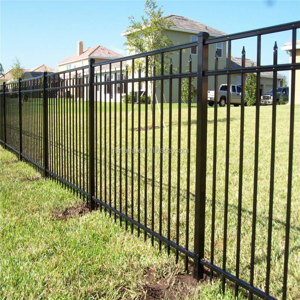 Security Metal Fence Aluminum Backyard Fence Decorative