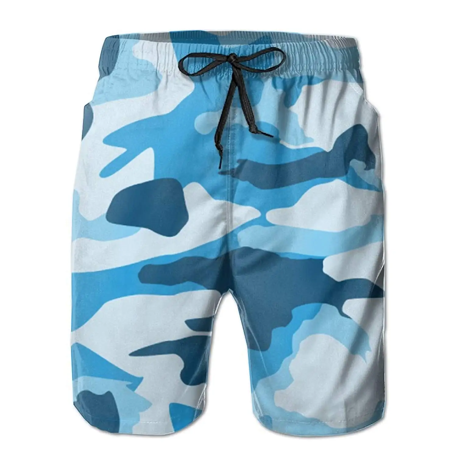 blue camo cargo shorts