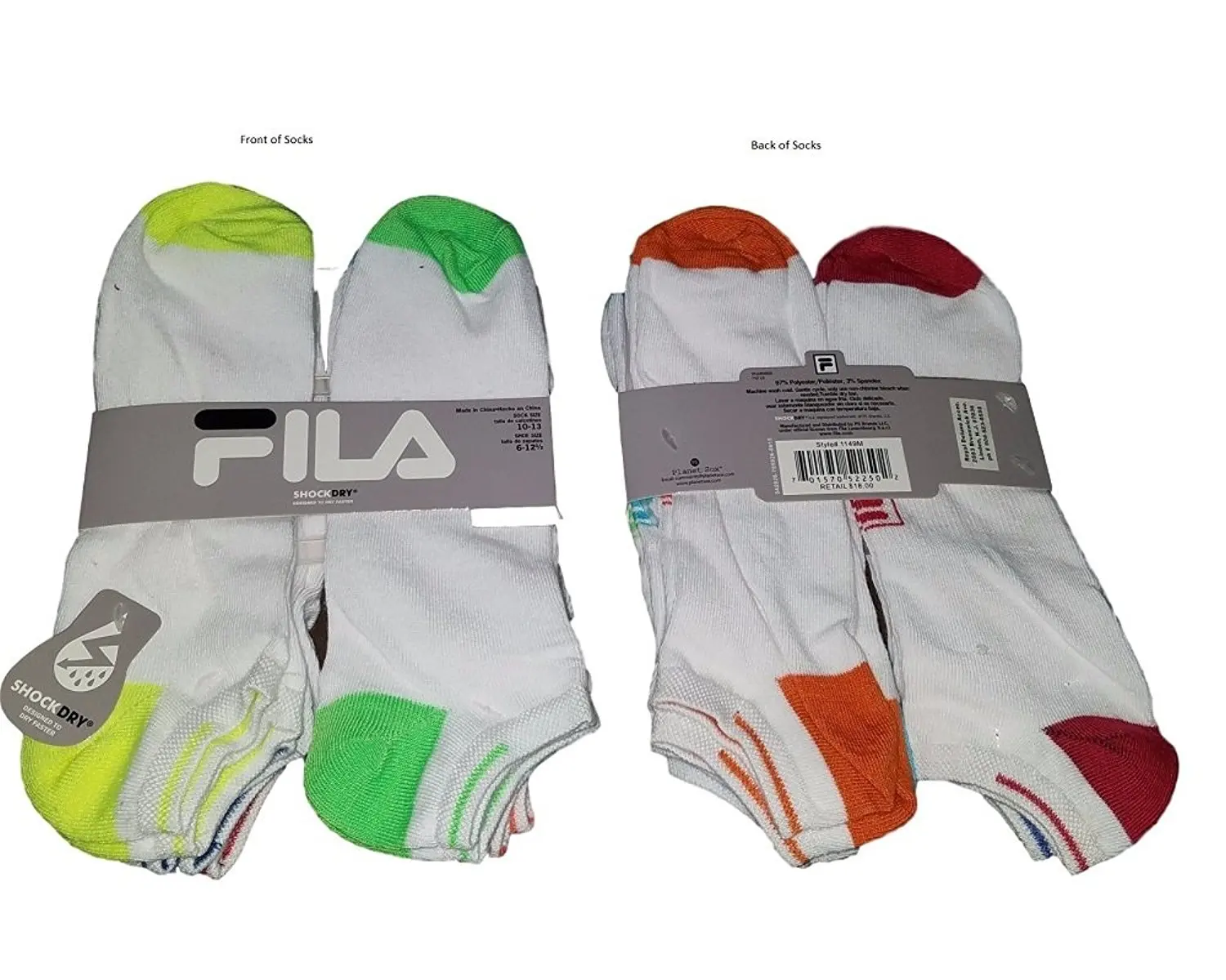 fila invisible socks