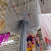 New Design Lace String Curtain For Wedding Stage Decoration