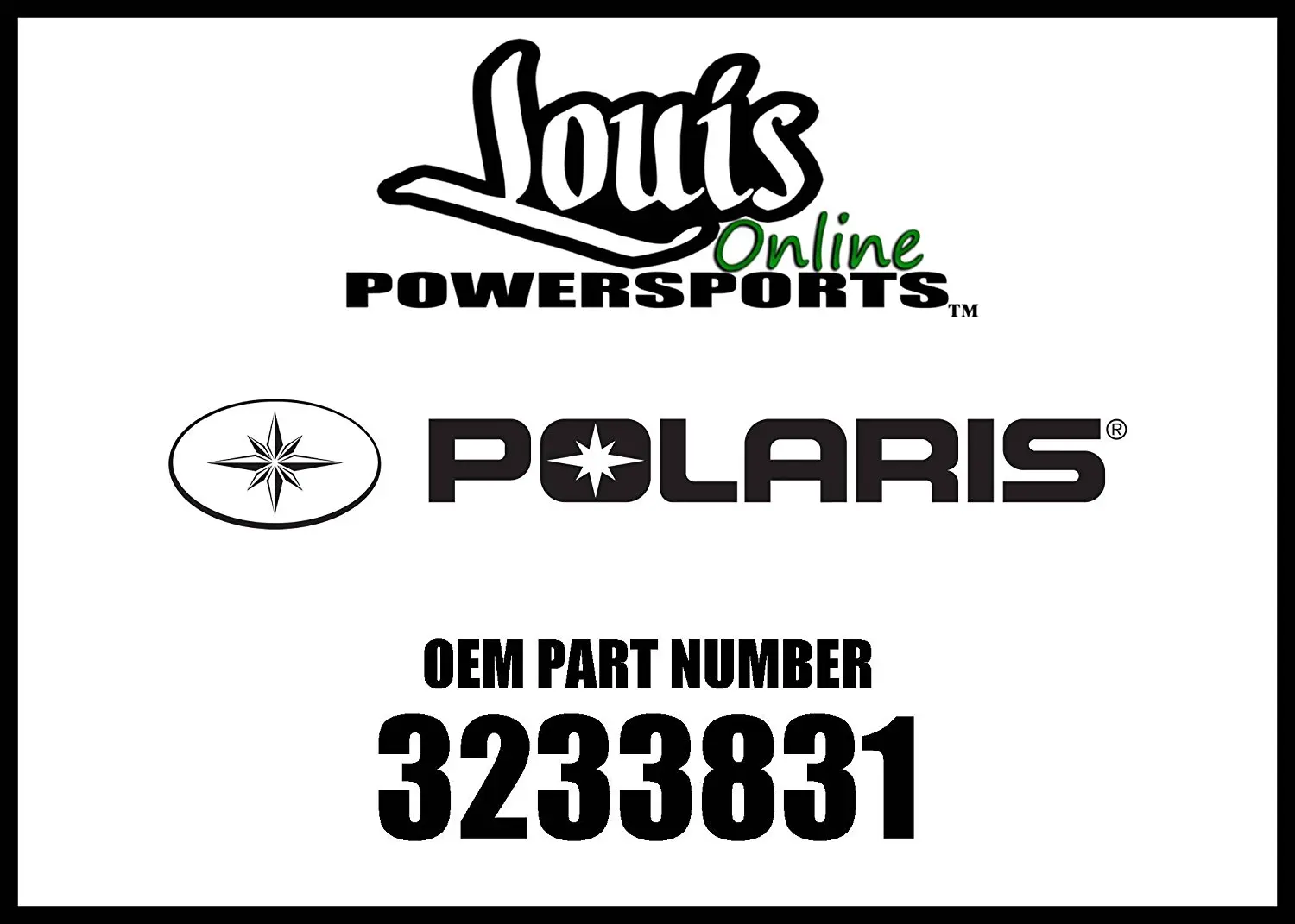 Get Quotations · Polaris SPORTSMAN 800 SPORTSMAN 500 HO Shaft Shift 3233831  New OEM