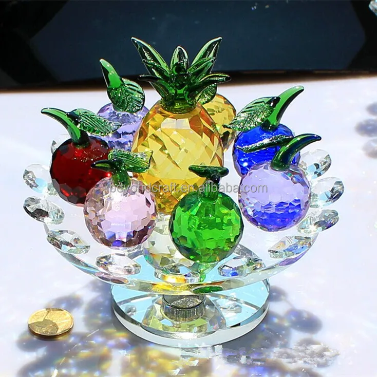 Artificial Crystallized Fruit Decor Crystal Fruit Plate Buy Crystal