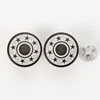 Wholesale fancy design shiny enamel star screw metal track jeans button