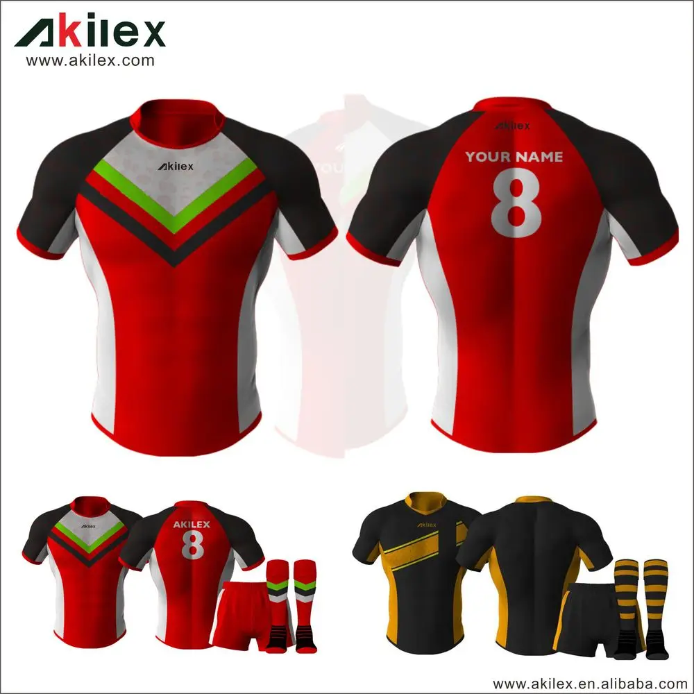 Custom Sublimation Rugby Jersey 
