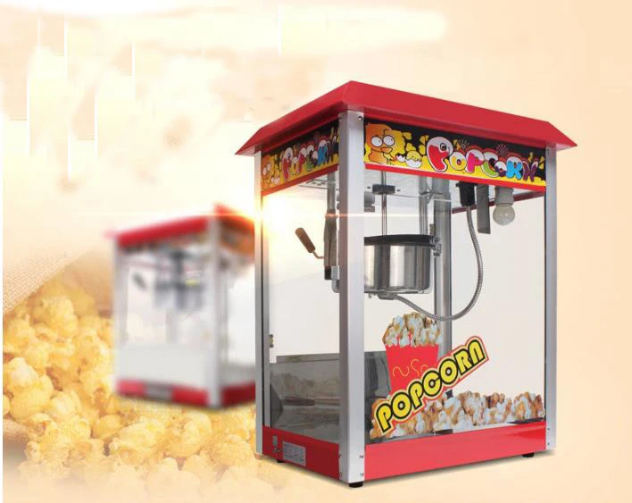 Popcorn Vending Machine Electric Popcorn Making Machine Double Kettle