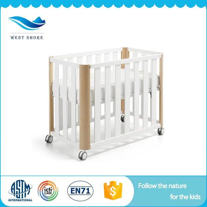 Solid Wood Baby Bed Baby Net Baby Sleeping Bed Room Furniture Bedroom