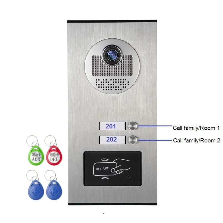 Video Outdoor Station 4wire Color Video Door Phone Video