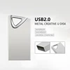 best selling super mini 2.0 metal 16gb 8gb 4gb usb flash drive 64gb pendrive 32gb memory stick support OEM with high quality