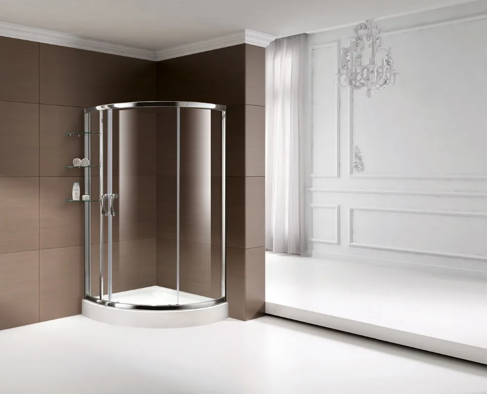 good price foshan diamond shower enclosure with sliding door kl