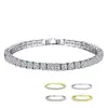 New Hottest Bracelet One Row Two Row Three Row Zircon Diamond Tennis Bracelet For Women