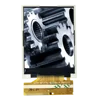 1.77 inch 128 * 160 resolution SPI interface driver IC ILI9163C 150 Cd/m2 brightness 18 PINS TFT LCD display panel