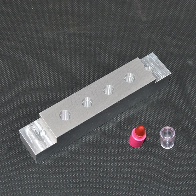 Wholesale Mini Plastic Lipstick Molds For 4 Cavity Bullet Shape Metal