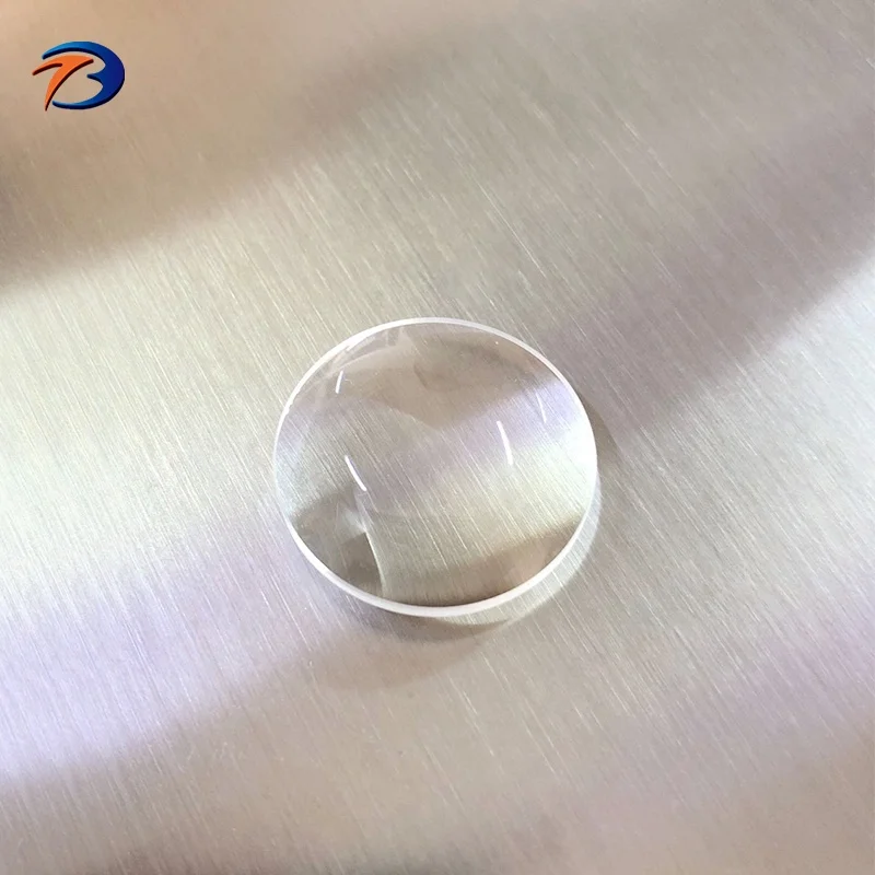 Optical BK7 CaF2 glass 100mm 150mm 500mm meniscus lens