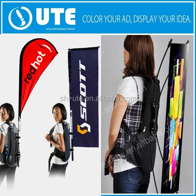 Digital Printing Advertising Backpack Flag Banner Buy Backpack