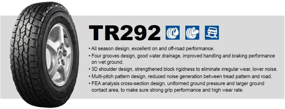 トライアングル265 70r16 Tr292チューブレスpcrカータイヤ優れたオフロード性能のトライアングルタイヤ Buy トライアングルタイヤ Pcrタイヤ 車のタイヤ Product On Alibaba Com