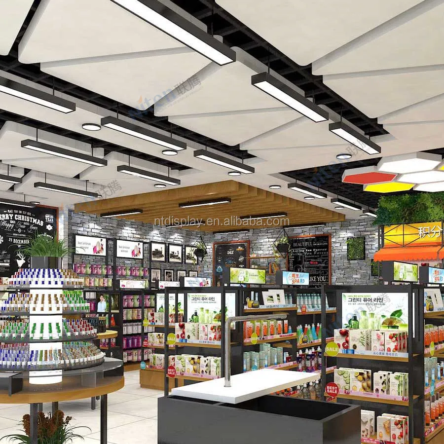 Wooden Shelf For Cosmetic Store Shelf For Beauty Supply Store Buy