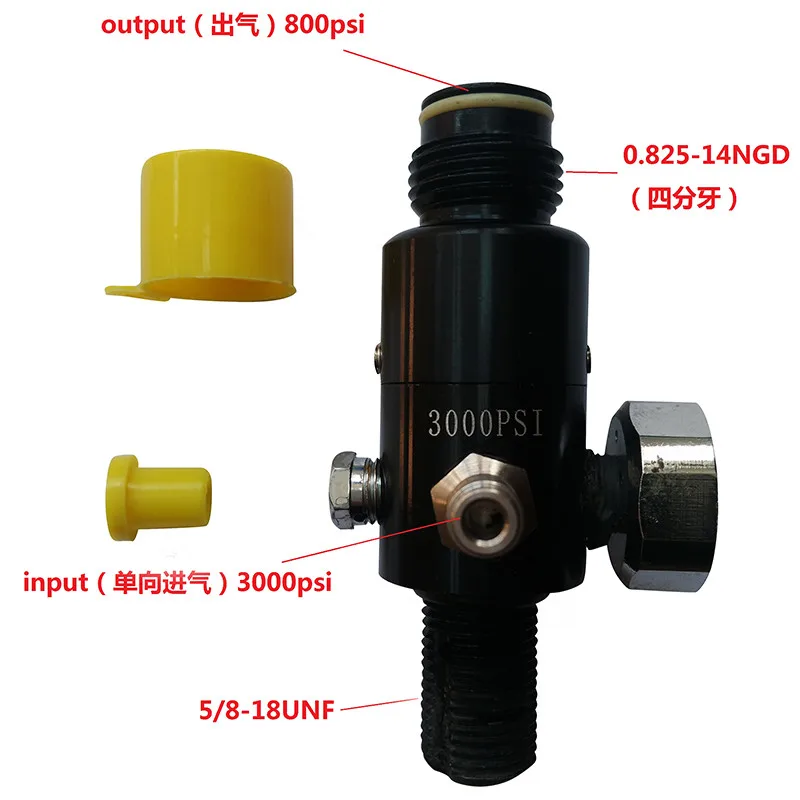 4500/3000psi Paintball Hpa Tank Regulator Output Pressure 800psi Buy