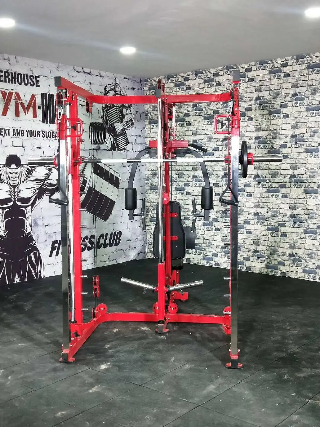 All in One Multi Power Multi-functional Gym Equipment Trainer  with Weight Stack  Smith Machine