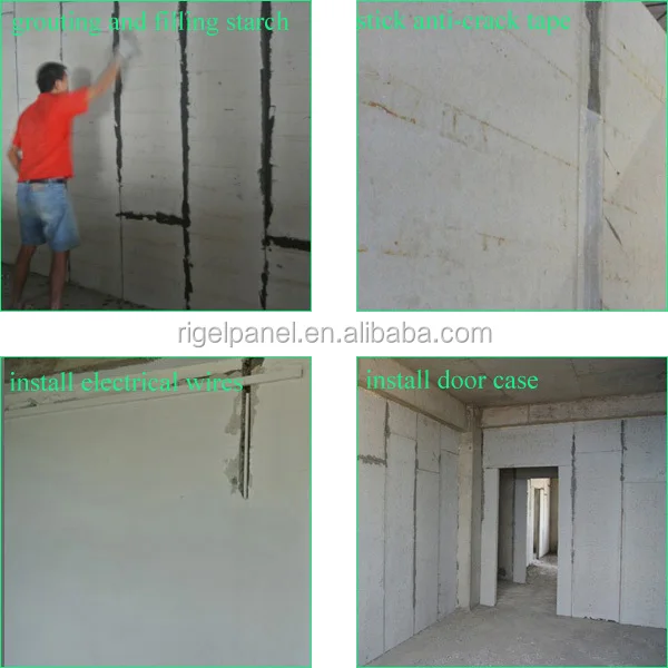 Building Prefab Construction Interior Wall And Exterior Panels Panel Fireproof