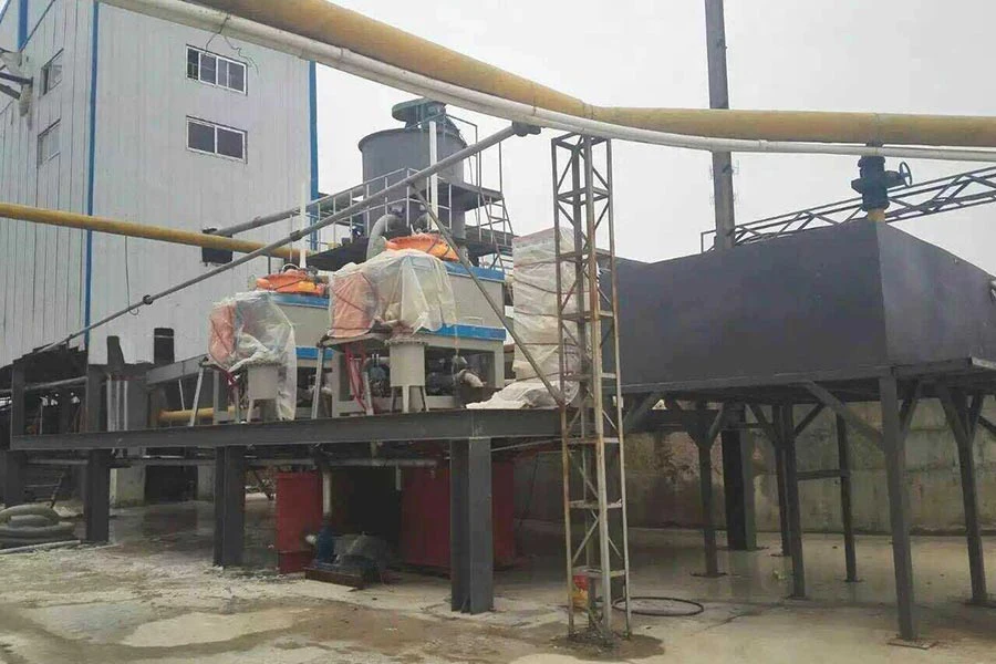 Electromagnetic slurry separator