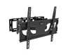 42cm Extension Dual Articulating Arm TV Wall Mount Bracket for 32-60 inch TVs with engraved bubble level