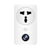 Smart Home Power Control Socket 1080P WIFI Plug Mini Hidden Spy Camera with Night Vision LED Light One Key Calling Monitor Cam