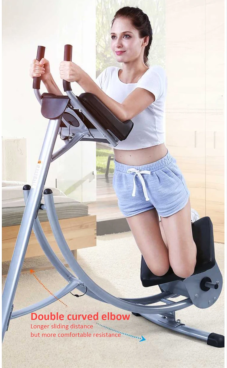 180 Degree Rotatable Gym Fitness Equipment Waist Exercise Machine Ab ...