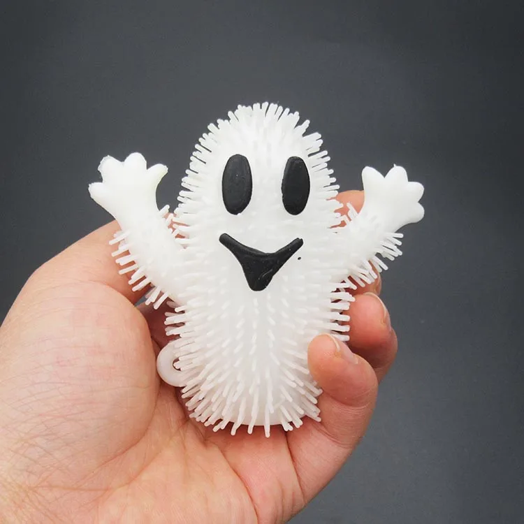 11806164 Cute Led Flashing Light Up Squishy Halloween Ghost Puffer