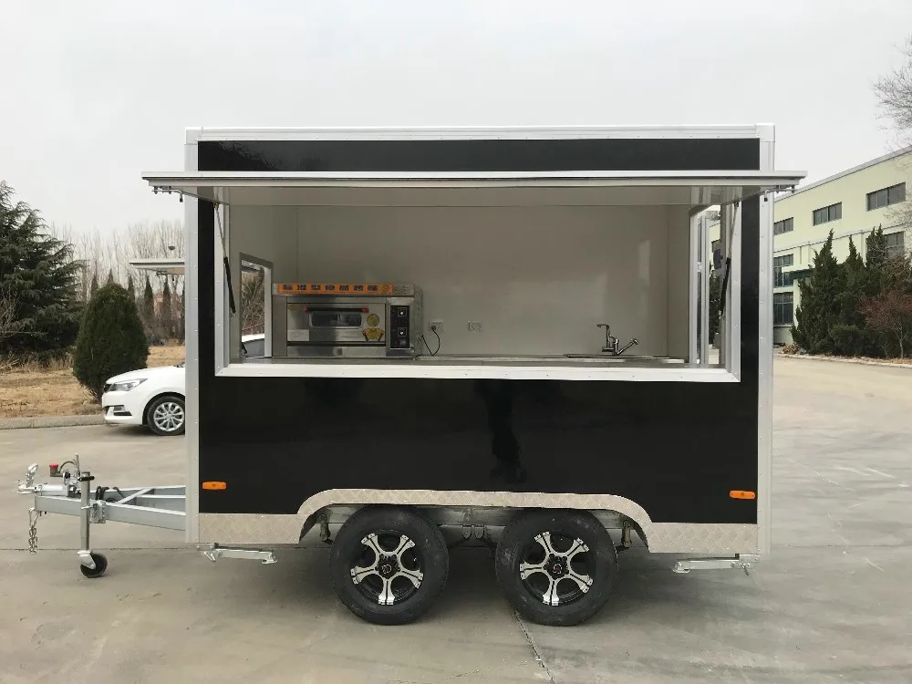 New Zealand Standard Small Food Van Trailer Buy Food Concession
