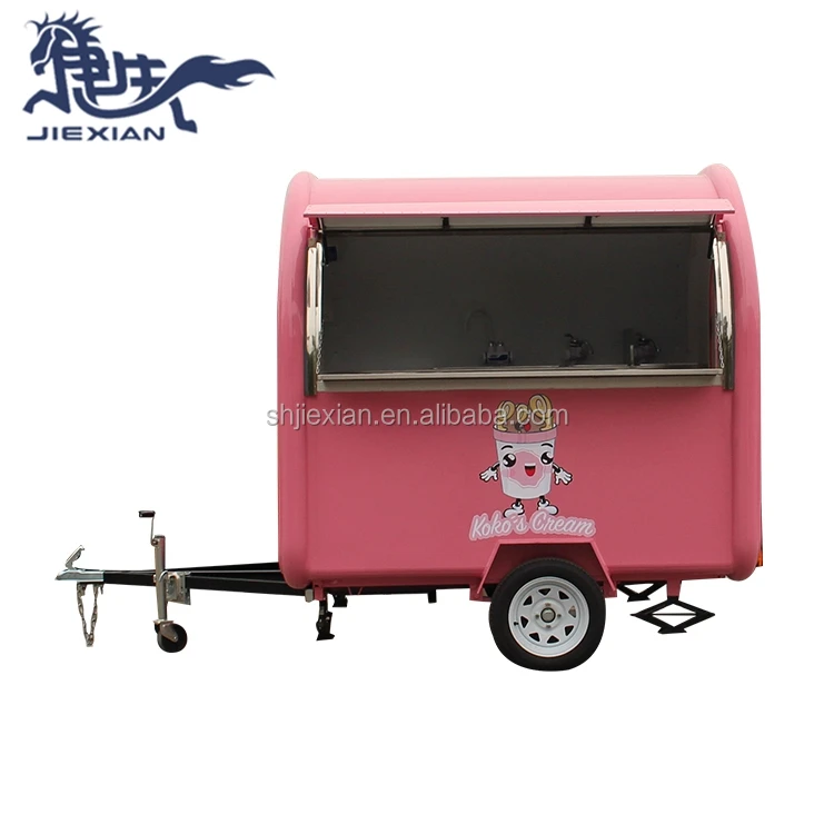 Jxfr220w Customized Ice Cream Application Fried Thai Ice Cream Cart