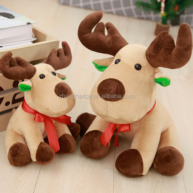 christmas reindeer soft toy