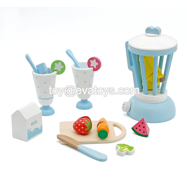 wooden toy blender