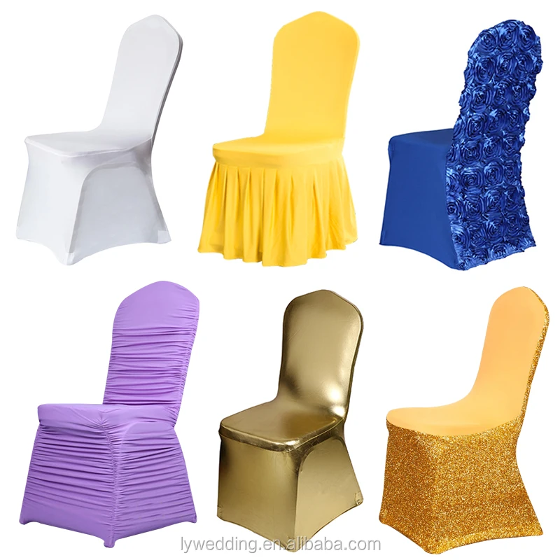 Wholesale Spandex Stretch Polyester Chair Covers Head Hoods And Sashes